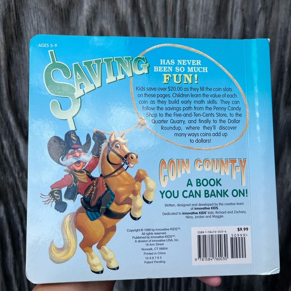 A bank in a book - coin country - save over twenty dollars by Jim Talbot - Picture 2 of 10